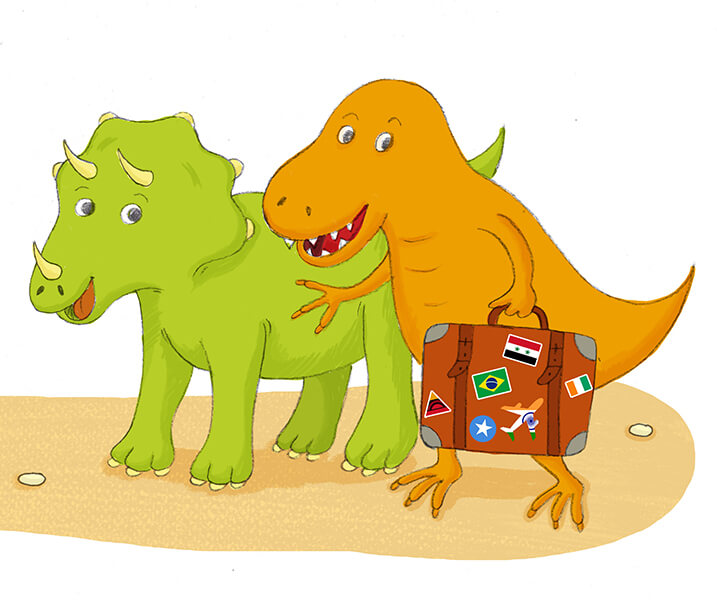 Two tiny dinosaurs, Csilla Kőszeghy